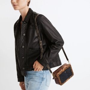 Washed Leather Chore Jacket